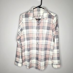 Kuhl Women's Plaid Button Down Long Sleeve Shirt Size M